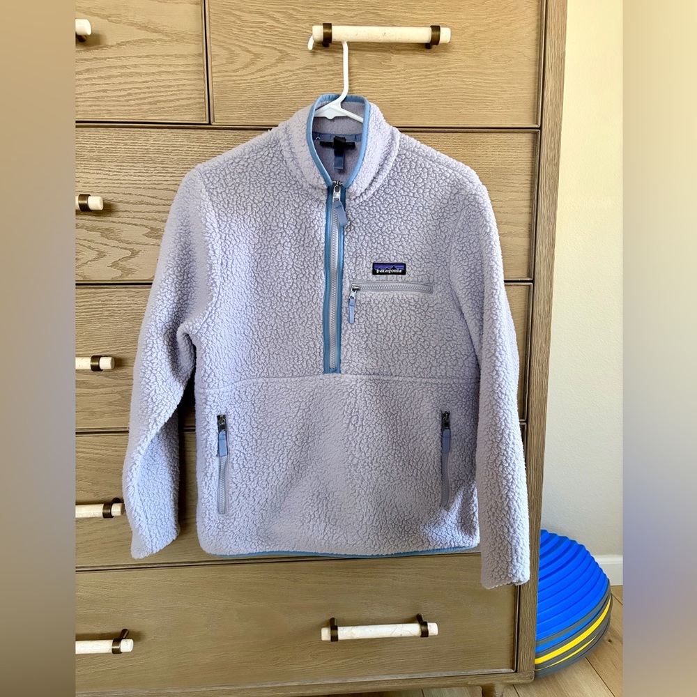 🪻🪻🪻 Women's Retro Pile Fleece Marsupial Pullover Patagonia jacket size S